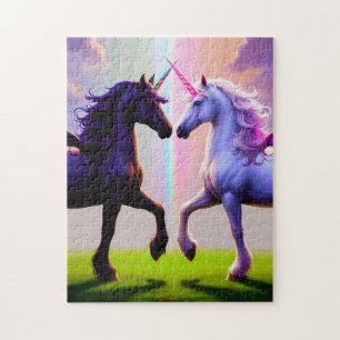 Unicorns Meeting Jigsaw Puzzle