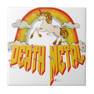 Unicorns of Death Metal Tile