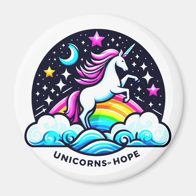 Unicorns of Hope Magnet (Front)