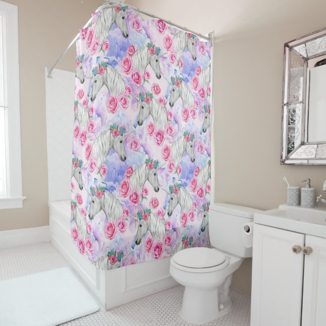 Unicorns & Roses Pattern (In Situ)