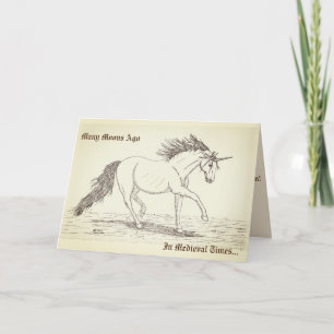 "Unicorns Were Believed In!" Card