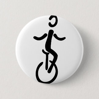 unicycle 2 inch round button