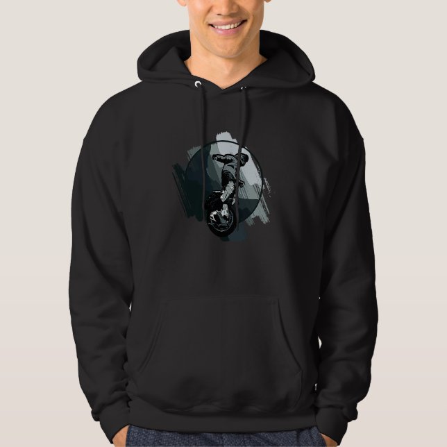 Unicycle Hobby Hoodie (Front)