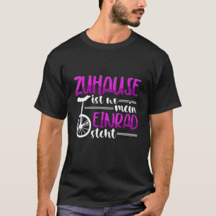 Unicycle One Wheel Circus Balance Children's Unicy T-Shirt