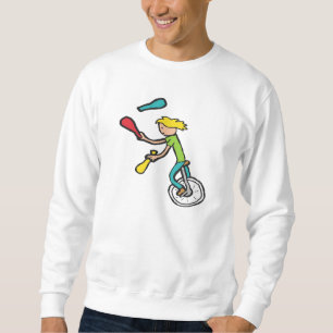 Unicycling Juggler Sweatshirt