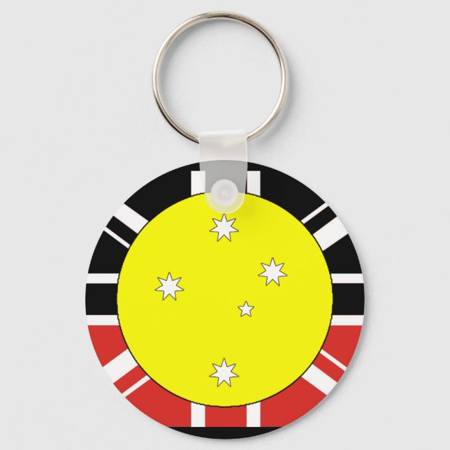 Unification flag of Australia Keychain (Front)