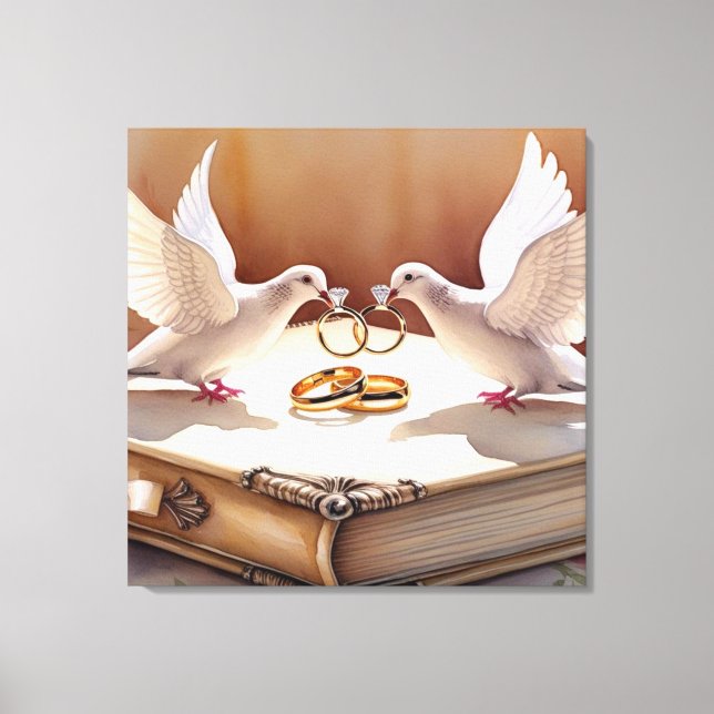 Unified in Love Canvas Print (Front)