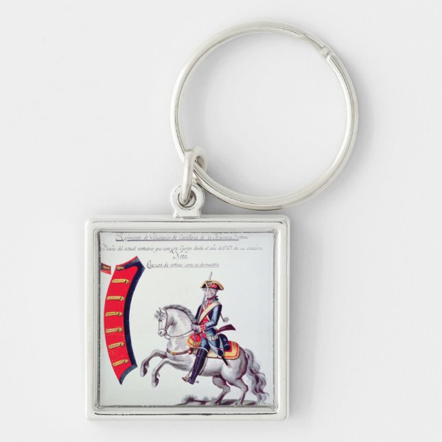 Uniform of the Volunteers Keychain (Front)