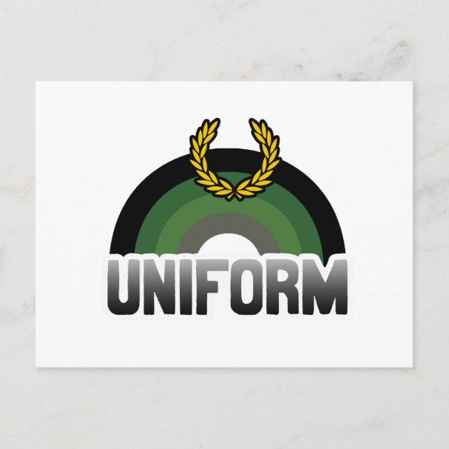 Uniform Pride Postcard (Front)