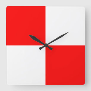 Uniform Square Wall Clock