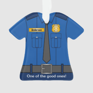 Uniforme de policier de bleu royal