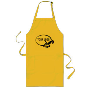 Uniforme de tablier jaune long avec poches logo pe