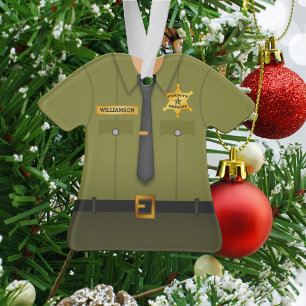 Uniforme vert du shérif de comté