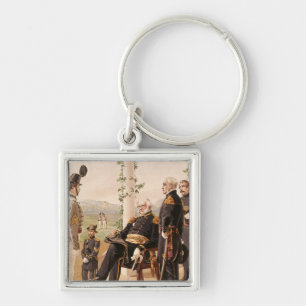 Uniforms of the American army Keychain