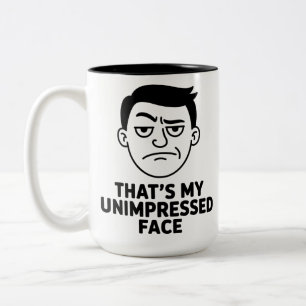 Unimpressed Express Two-Tone Coffee Mug