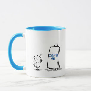 UNINSPIRED ARTIST by Jeff Willis Art Mug