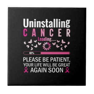 uninstalling cancer loading breast cancer awarenes tile