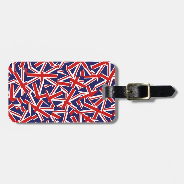 Unioin Jack Pattern Luggage Tag (Front Horizontal)