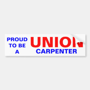 UNION CARPENTER BUMPER STICKER