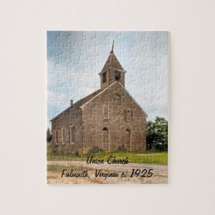Union Church, Falmouth, Virginia c. 1925 Jigsaw Puzzle