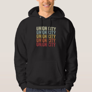 Union City Pennsylvania Union City PA Retro Vintag Hoodie