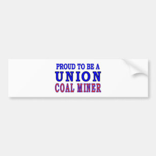 UNION COAL MINER BUMPER STICKER