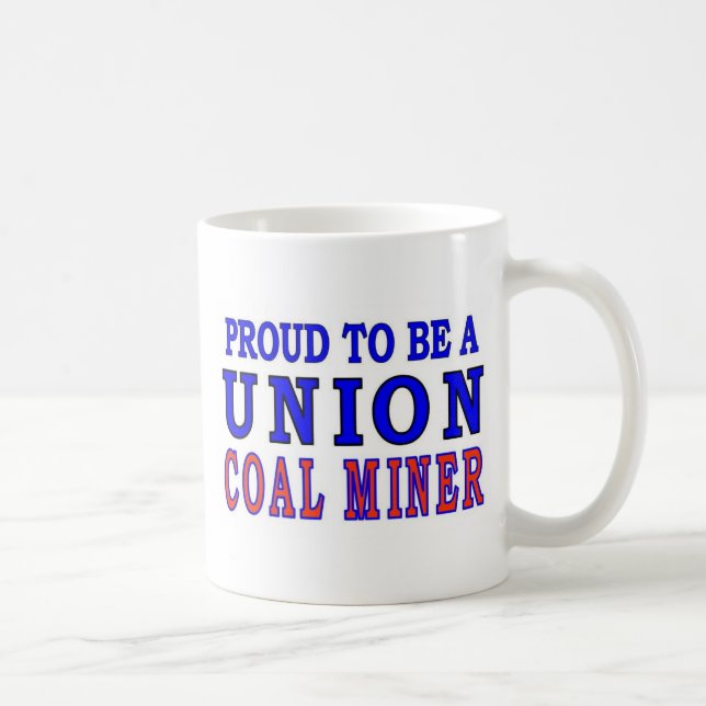 UNION COAL MINER COFFEE MUG (Right)