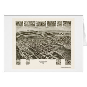 Union de bâti, carte panoramique de PA - 1906