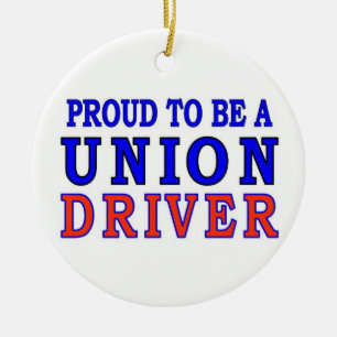 UNION DRIVER CERAMIC ORNAMENT
