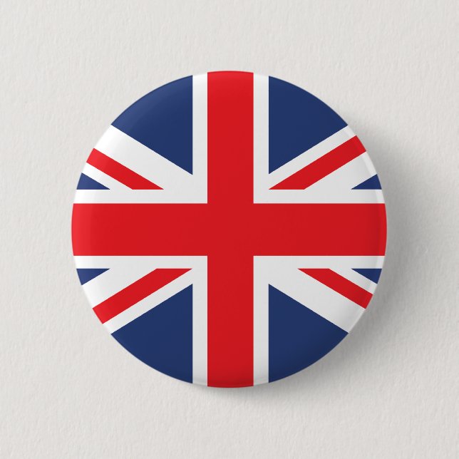 Union Flag 2 Inch Round Button (Front)