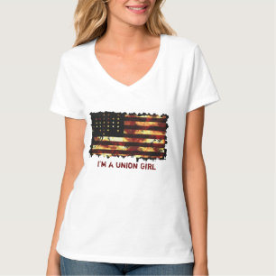 Union Flag, Civil War, Stars and Stripes, USA T-Shirt