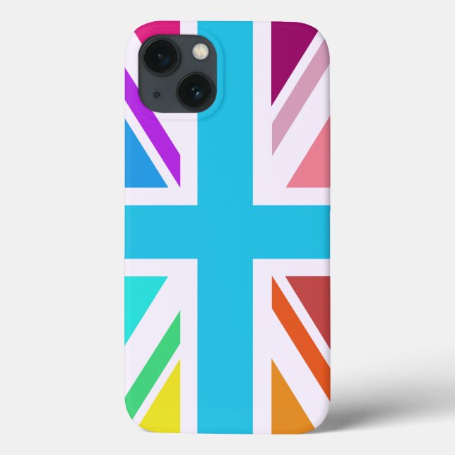 Union Flag/Jack Design – Multicoloured Case-Mate iPhone Case (Back)