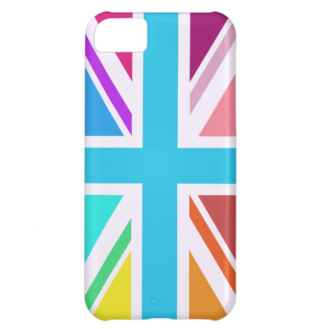 Union Flag/Jack Design - Multicoloured Case-Mate iPhone Case (Back)