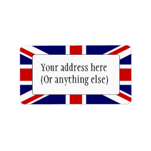 Union Flag Label