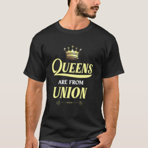 Union Funny Home Roots Grown Born In City Usa Her T-Shirt