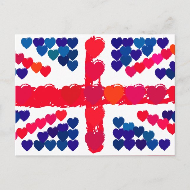 Union hearts postcard (Front)