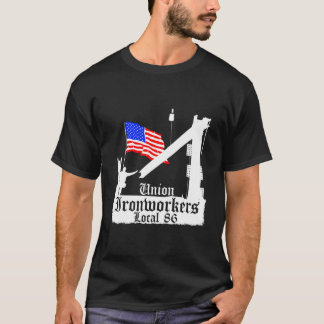 Union Ironworkers Local 86 Hoodie American Flag Se T-Shirt