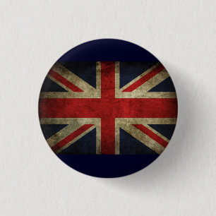 Union Jack 1 Inch Round Button