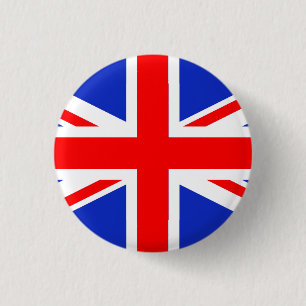 "UNION JACK" 1 INCH ROUND BUTTON