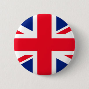 Union Jack 2 Inch Round Button
