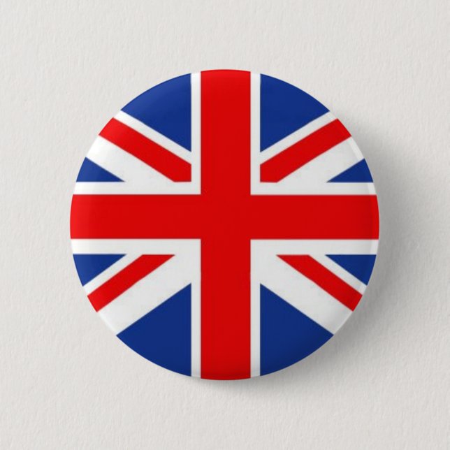 Union Jack 2 Inch Round Button (Front)