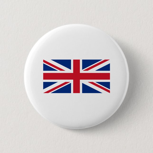 Union Jack 2 Inch Round Button (Front)