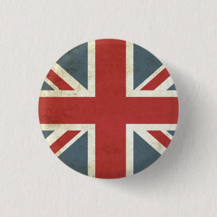 union jack badge 1 inch round button