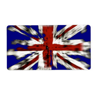 Union Jack britannique en détresse