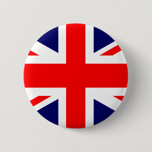 Union Jack British Flag 2 Inch Round Button