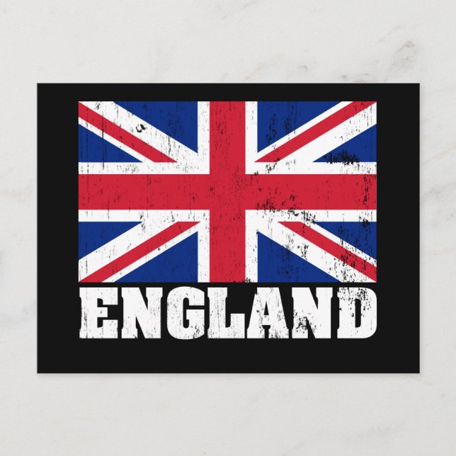 Union Jack British Flag Postcard (Front)