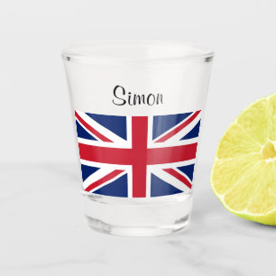 Union Jack British Flag UK 4Simon Shot glass