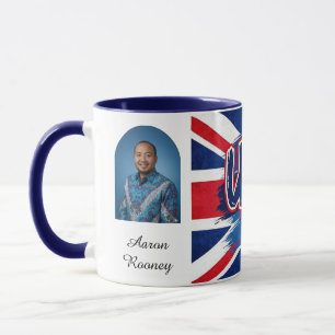 Union Jack British Flag Vintage Personalized Mug