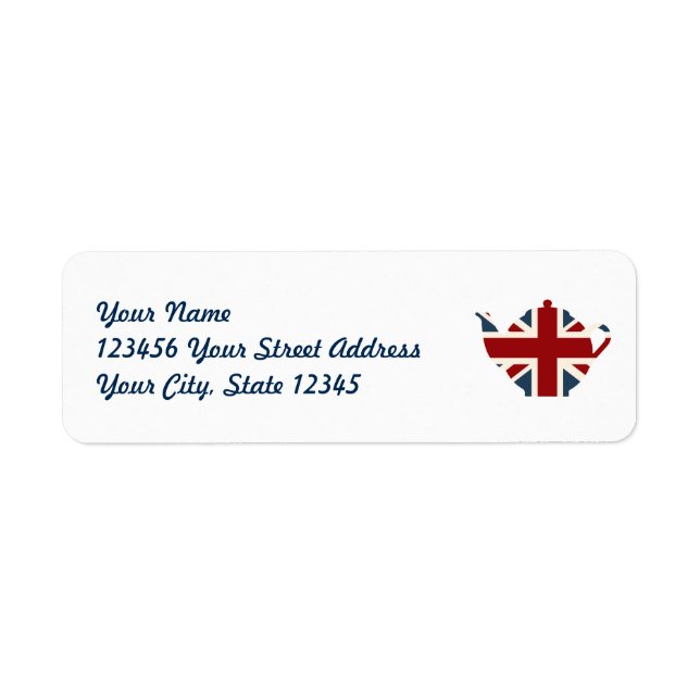 Union Jack British Teapot (Devant)