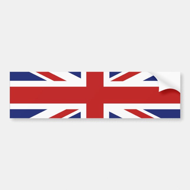 Union Jack Bumper Sticker (Front)